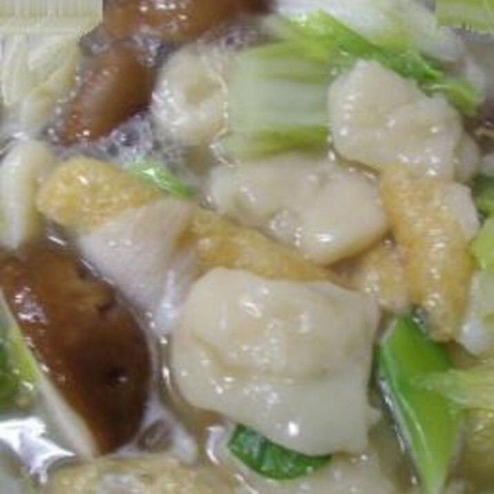 どんべい食べた翌日は・・・すいとん!鍋